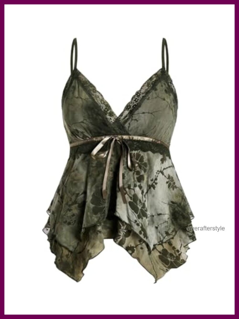 Verdusa Women's Y2K Babydoll Tank Top Lace Cute Going Out Shirt